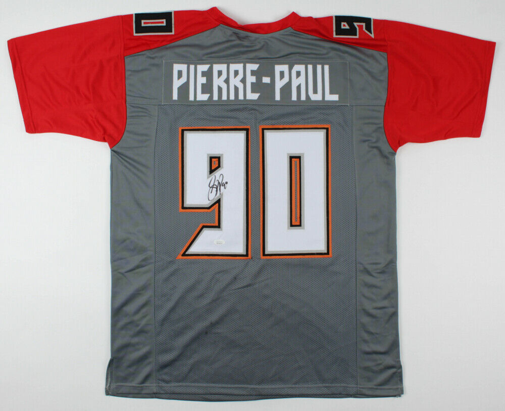 Jason Pierre-Paul Signed Buccaneers Throwback Jersey (JSA) Tampa Bay O –  Super Sports Center