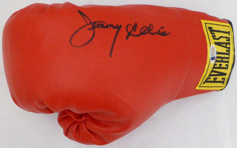 Jimmy Ellis Autographed Signed Red Everlast Boxing Glove Beckett BAS #C71443