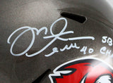 Mike Alstott Signed TB Bucs F/S 97-13 Speed Helmet w/SBC-Beckett W Hologram
