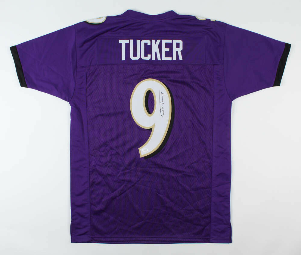 Justin Tucker Signed Baltimore Ravens Jersey (JSA COA) 3xPro Bowl Plac –  Super Sports Center