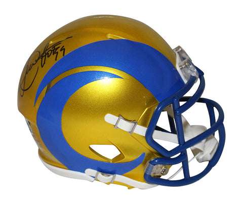 Eric Dickerson Signed Los Angeles Rams Flash Mini Helmet HOF Beckett 36235