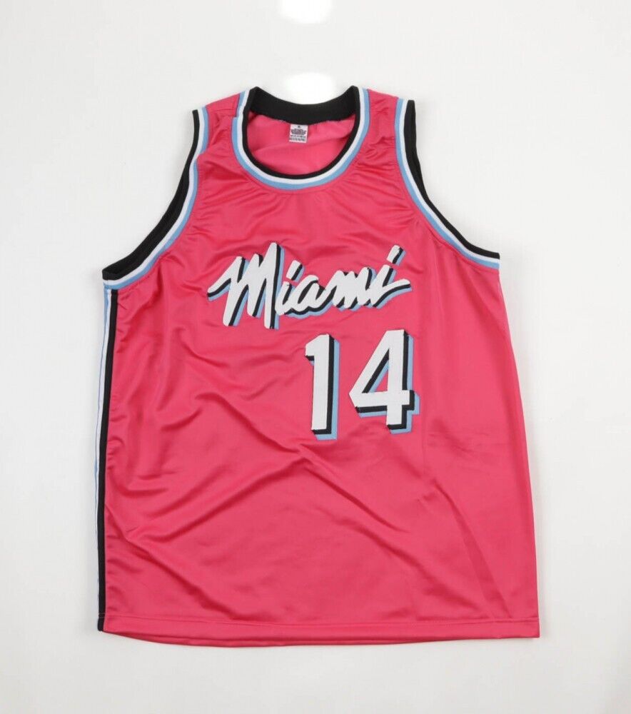 Tyler Herro Heat Signed Pink Miami Vice Specialty Style Jersey (JSA CO –