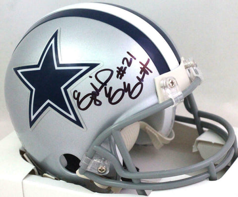 Ezekiel Elliott Autographed Dallas Cowboys Mini Helmet-Beckett W Hologram *Black