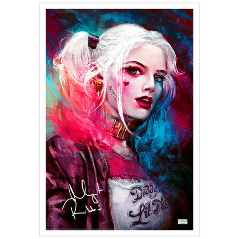 Margot Robbie Autographed Alice Zhang Harley Quinn 13x19 Giclee Print