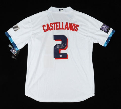 Nick Castellanos Signed Cincinnati Red Jersey (PSA COA) 2021 All Star Outfielder