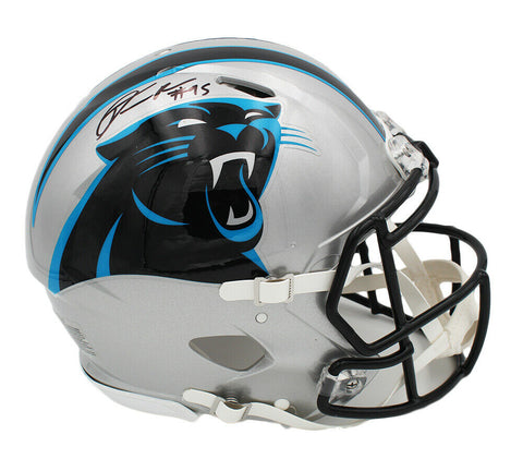Derrick Brown Signed Carolina Panthers Speed Authentic NFL Helmet