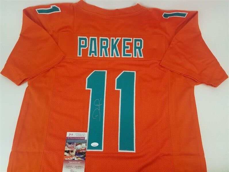 Miami Dolphins Devante Parker Autographed Pro Style Orange Jersey JSA  Authenticated - Tennzone Sports Memorabilia