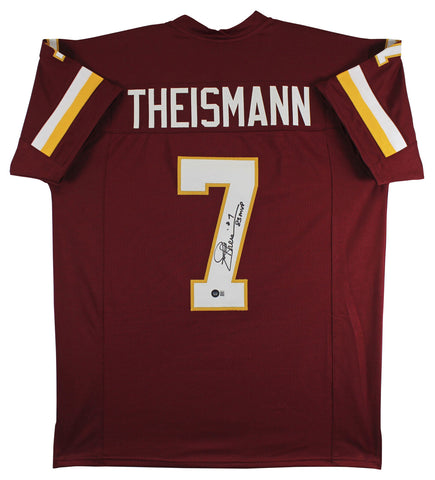 Joe Theismann "83 MVP" Authentic Signed Maroon Pro Style Jersey BAS Witnessed