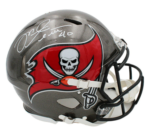 Mike Alstott Signed Tampa Bay Buccaneers Speed Authentic NFL Helmet
