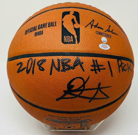 DEANDRE AYTON Autographed 2018 NBA #1 Pick Authentic Basketball GDL LE 18/22