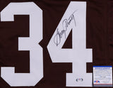 Greg Pruitt Signed Cleveland Browns Jersey (PSA COA) 5xPro Bowl Running Back