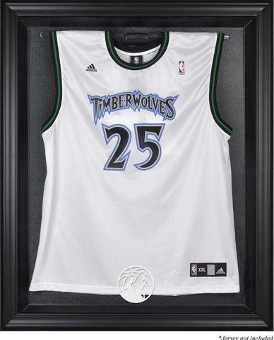 Minnesota Timberwolves Black Framed Team Logo Jersey Display Case - Fanatics