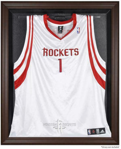 Houston Rockets Brown Framed Jersey Display Case - Fanatics Authentic