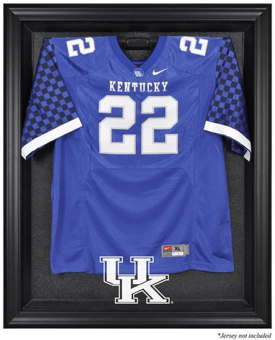 Kentucky Wildcats Black Framed Logo Jersey Display Case Authentic