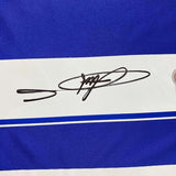 Framed Autographed/Signed Didier Drogba 33x42 Chelsea FC Blue Jersey BAS COA