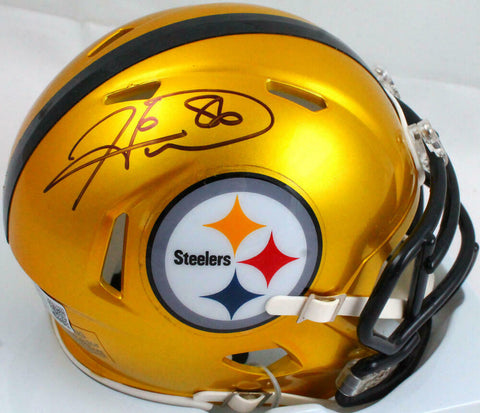 Hines Ward Autographed Pittsburgh Steelers Flash Speed Mini Helmet-BeckettW Holo