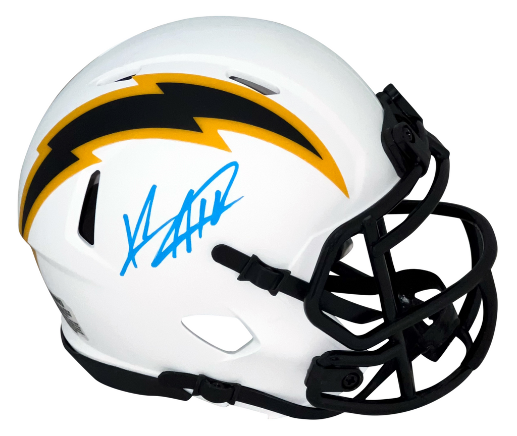 chargers color rush helmet