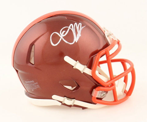 Donovan Peoples-Jones Signed Cleveland Browns Speed Mini Helmet (JSA COA)