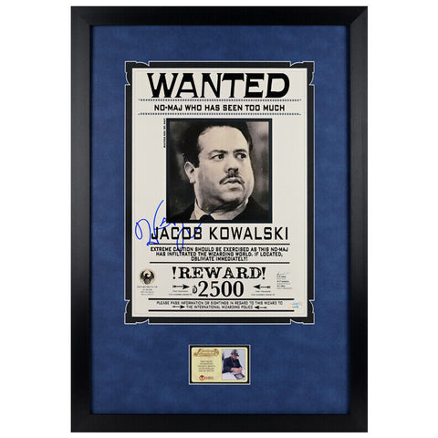 Dan Fogler Autographed Fantastic Beasts Kowalski 11x15 Wanted Framed Poster