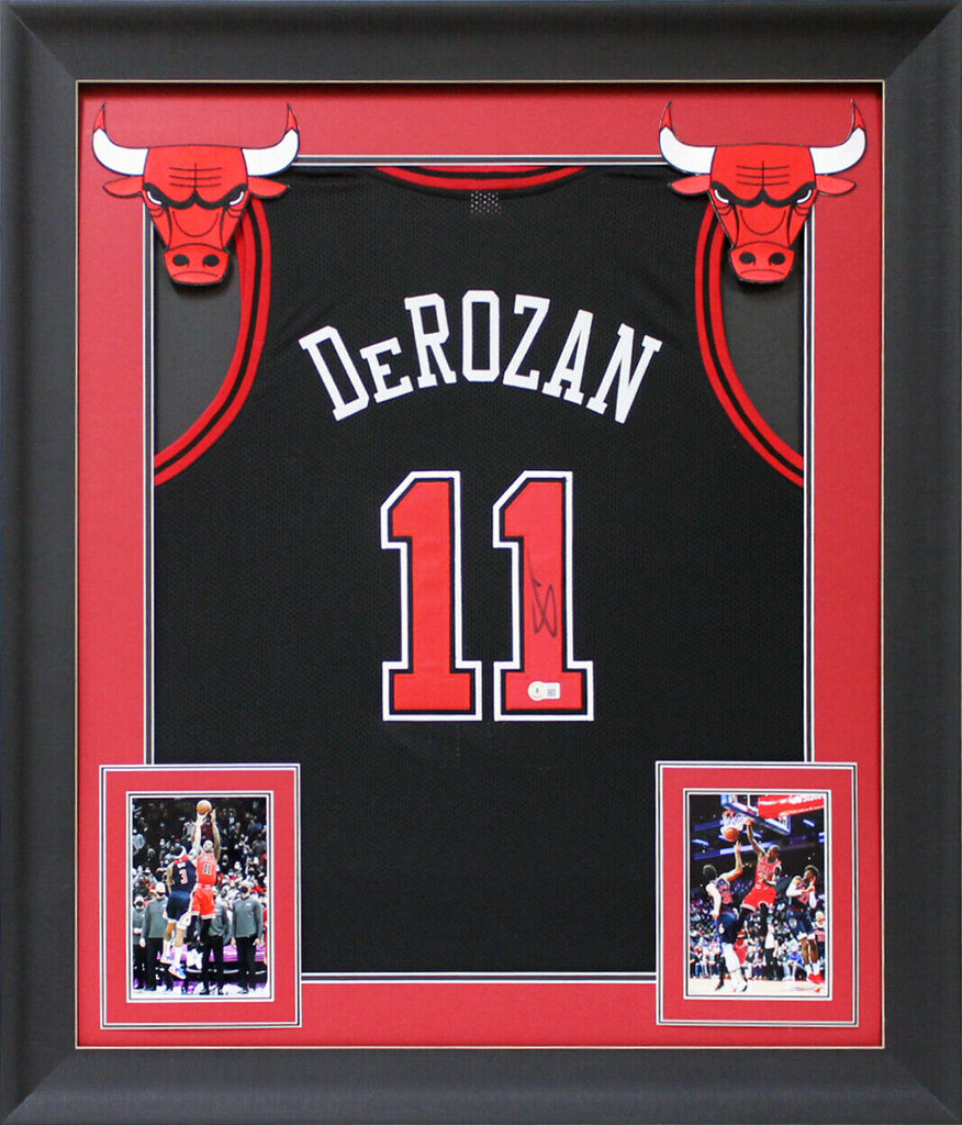 Demar Derozan 11 Bulls Jersey Logo Typography 