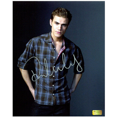 Paul Wesley Autographed The Vampire Diaries 8x10 Studio Photo