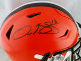 Odell Beckham Full Name Signed Browns F/S SpeedFlex Authentic Helmet- JSA W Auth