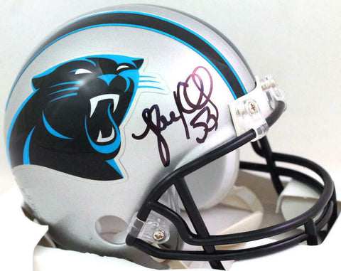 Luke Kuechly Autographed Carolina Panthers Mini Helmet-Beckett W Hologram *Black