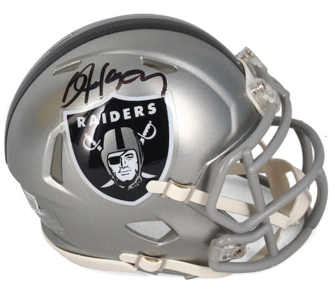 BO JACKSON Autographed Los Angeles Raiders Mini Flash Speed Helmet BECKETT