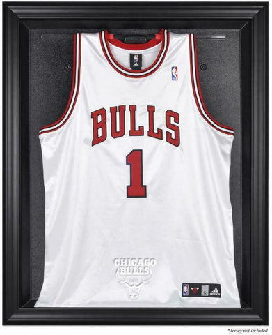 Chicago Bulls Black Framed Team Logo Jersey Display Case - Fanatics