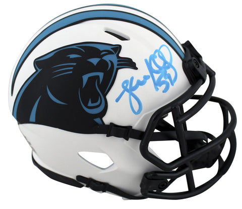 Panthers Luke Kuechly Authentic Signed Lunar Speed Mini Helmet BAS Witnessed