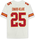 FRMD Clyde Edwards-Helaire Kansas City Chiefs Signed White Nike Limited Jersey