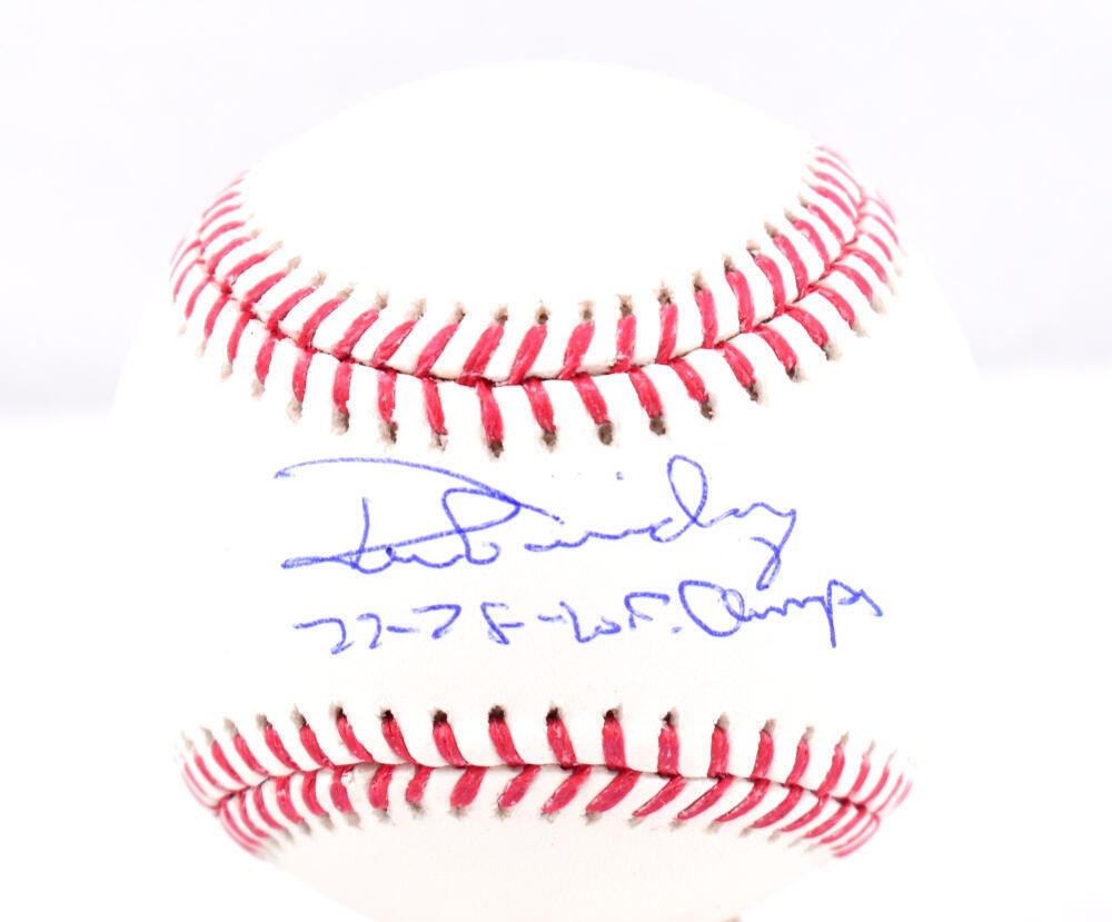 Ron Guidry Autographed Rawlings OML Baseball w/77.78 WS Champs - Becke –  Super Sports Center