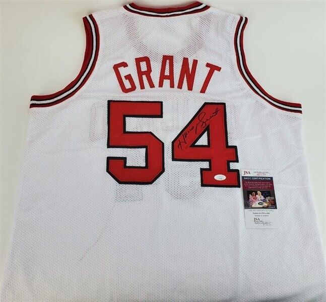 Horace Grant Signed Chicago Bulls Black Jersey (Beckett) 4xNBA Champ / –