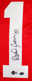 Randy Cross Autographed Red Pro Style Jersey-Beckett Hologram *Black