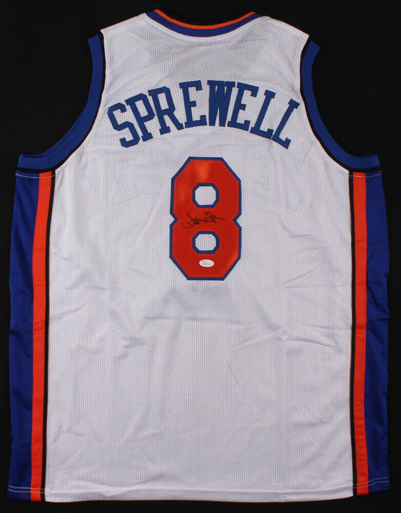Official New York Knicks Jersey - Signed by Latrell Sprewell