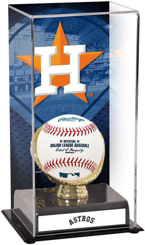 Houston Astros Sublimated Display Case with Image