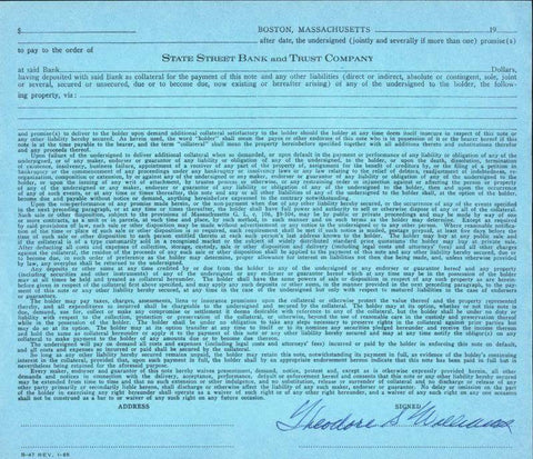 Red Sox Ted Williams Authentic Signed 7.5X8.5 Document PSA/DNA #T00803