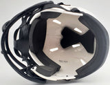 Justin Fields Autographed Bears Lunar Eclipse Mini Helmet Beckett QR WL62754