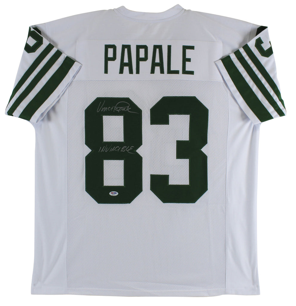 Eagles Vince Papale Invincible Authentic Signed White Jersey BAS