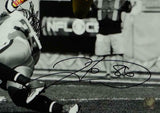 Hines Ward Autographed Steelers 16x20 B&W Spotlight PF Photo-Beckett Auth *Black