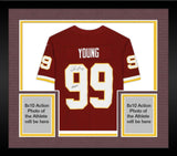 FRMD Chase Young Washington Football Team Signed Nike Limited Jersey w/Insc