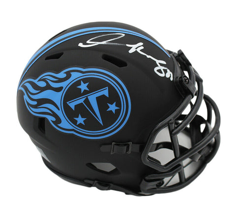 Derrick Mason Signed Tennessee Titans Speed Eclipse NFL Mini Helmet