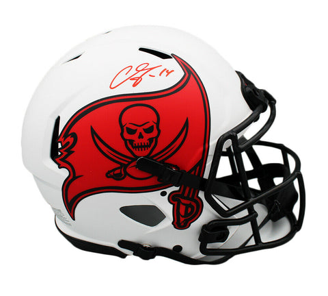 Chris Godwin Signed Tampa Bay Buccaneers Speed Authentic Lunar NFL Helmet