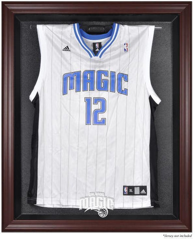Orlando Magic Mahogany Framed Team Logo Jersey Display Case