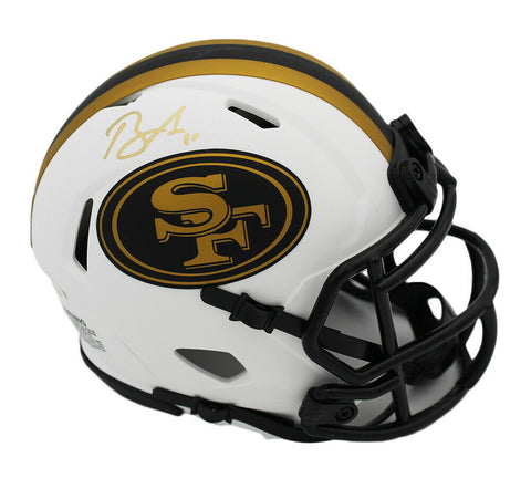 Brandon Aiyuk Signed San Francisco 49ers Speed Lunar NFL Mini Helmet