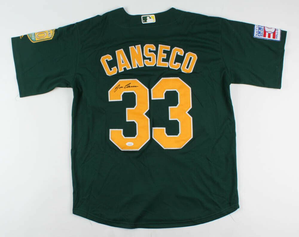 Jose Canseco Signed Oakland Athletics Majestic MLB Jersey (JSA COA