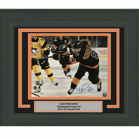 FRAMED Autographed/Signed IVAN PROVOROV Philadelphia Flyers 16x20 Photo BAS COA