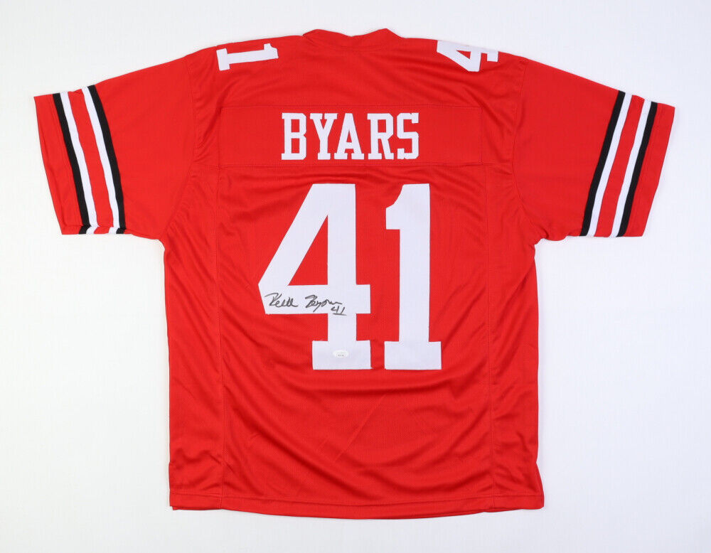 Keith Byars Signed Ohio State Buckeyes Jersey (JSA) Philly Eagles Running  Back