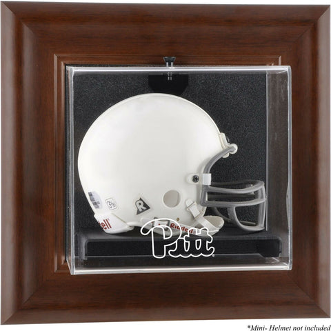 Pittsburgh Brown Framed Wall-Mountable Mini Helmet Display Case - Fanatics