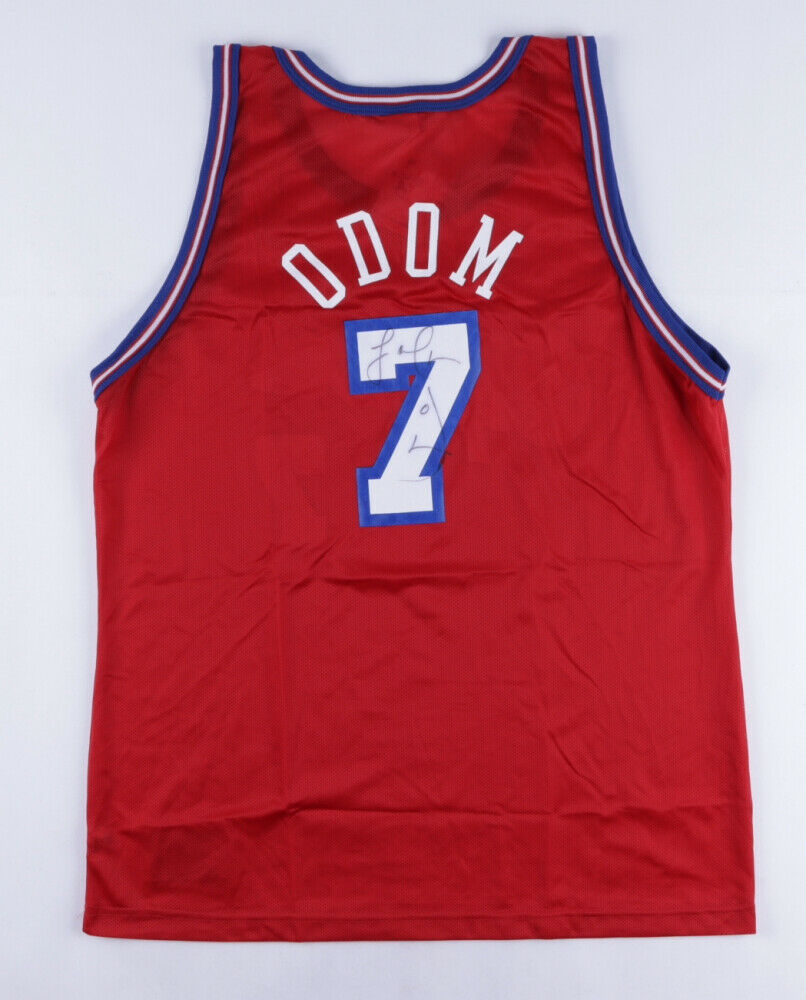 Lamar Odom Signed Los Angeles Clippers Champion NBA Style Jersey (JSA  Hologram)